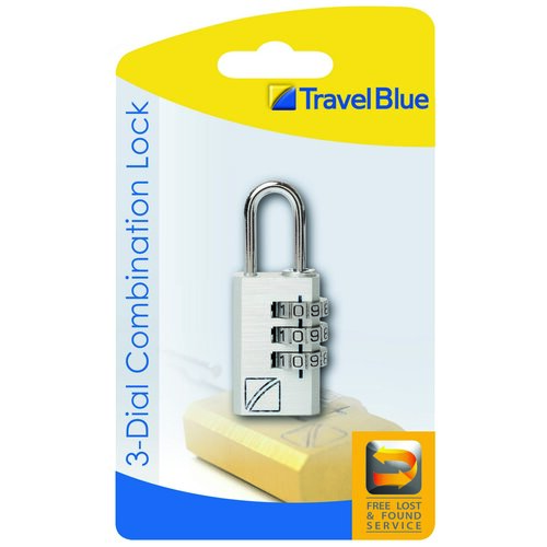Travel Blue TBU-031 Cestovný kódový 3D zámok na batožinu