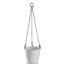 Gardenico Závěsný květináč Ariella bílá, 25 cm Gardenico Závěsný květináč Ariella bílá, 25 cm