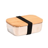 Kesper 18020 Lunchbox mit Deckel, 17,5 x 6,5 x 12,4 cm