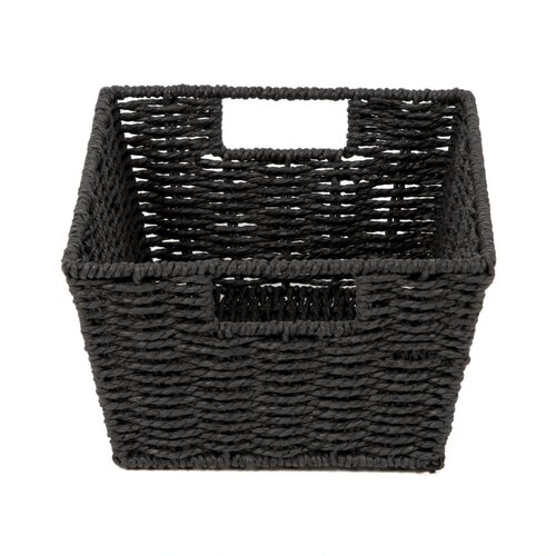 Coș împletit manua Compactor ETNA, 31 x 24x 14 cm, negru
