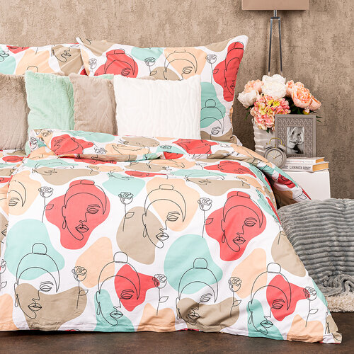 Lenjerie de pat din bumbac 4Home Romance, 160 x 200 cm, 70 x 80 cm