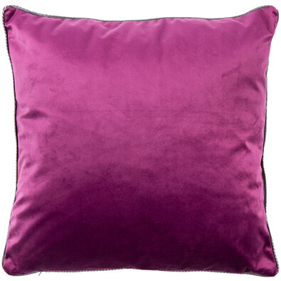 Domarex Polštář Glamour Velvet fialová, 40 x 40 cm