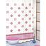 Sprchový závěs Čtverce růžová, 180 x 200 cm