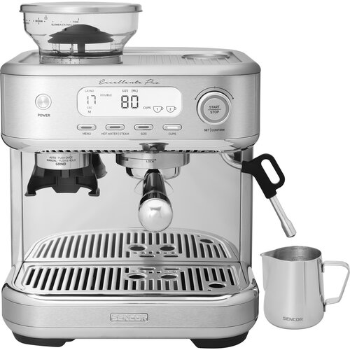 Sencor SES 6050SS espresso kávovar, stříbrná