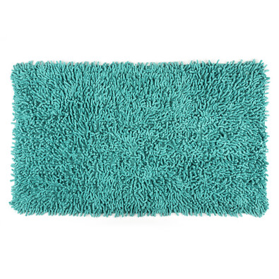 Kúpeľňová predložka Mia tyrkysová, 45 x 75 cm