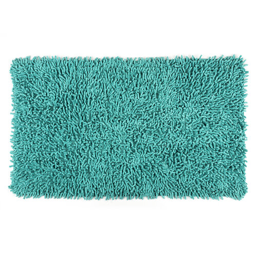 Kúpeľňová predložka Mia tyrkysová, 45 x 75 cm