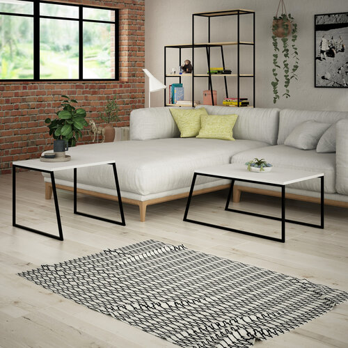 Couchtisch Pal Orta Sehpa White
