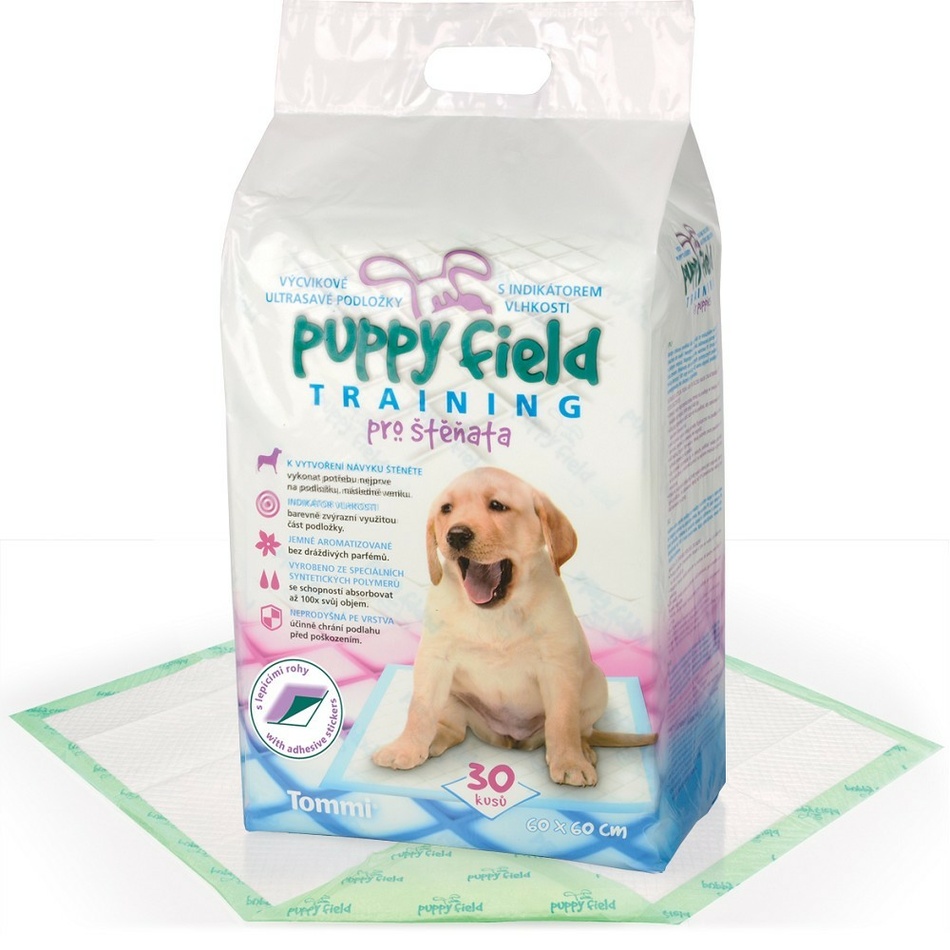 Puppy Field Hygienické podložky pre šteňatá Training Pads 30 ks, 60 x 60 cm