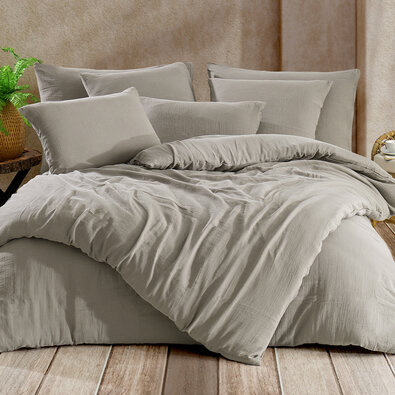 4Home Muslin posteljnina Sand, 160 x 200 cm, 70 x 80 cm