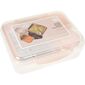 EH Lunchbox mit Fächern und Boxfür Dressing, Rosa