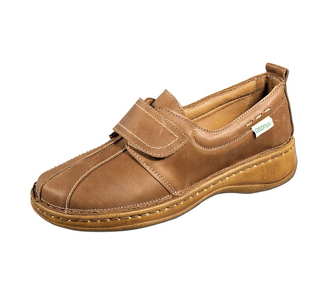 Orto Plus Dámska kožená obuv Orto Plus, hnedá, 40