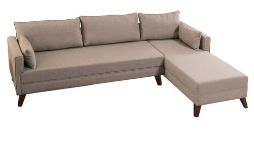 Sofa narożna Bella Narożnik prawy 1 Kremowy
