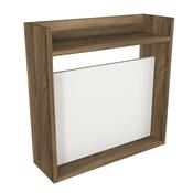 Schreibtisch Laptop White and Walnut