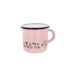 Orion Becher Emaille WIESE 8 cm, rosa