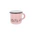 Orion Becher Emaille WIESE 8 cm, rosa