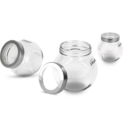 Lamart LT6049 3-teiliges Vorratsdosen-Set Buck, 650 ml