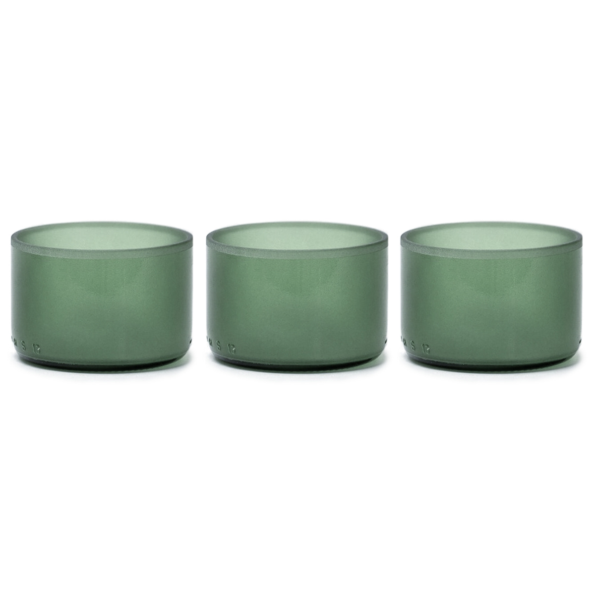 3dílná sada skleněných misek GREEN - thumb (1)