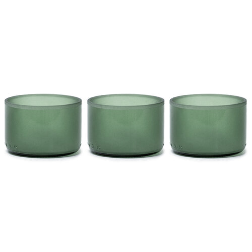 Набір скляних мисок з 3 предметів GREEN