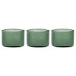 3-teiliges Set Glasschalen GREEN