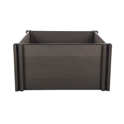 Podwyższona grządka G21 Crop 106 x 106 x 54, WPC,heban