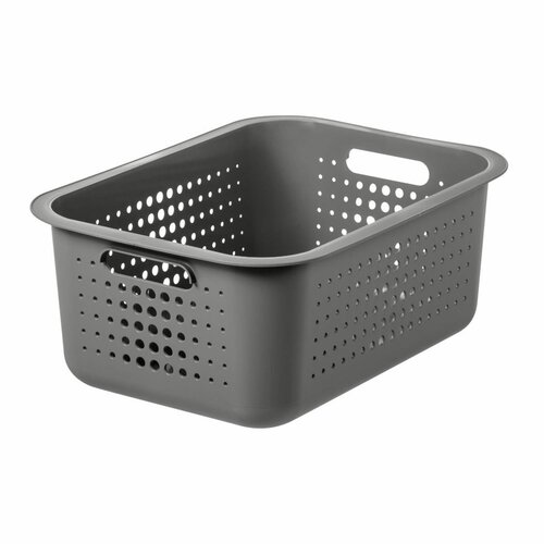 SmartStore Kosz do przechowywania Modern, szary, 37 x 28 x 15 cm