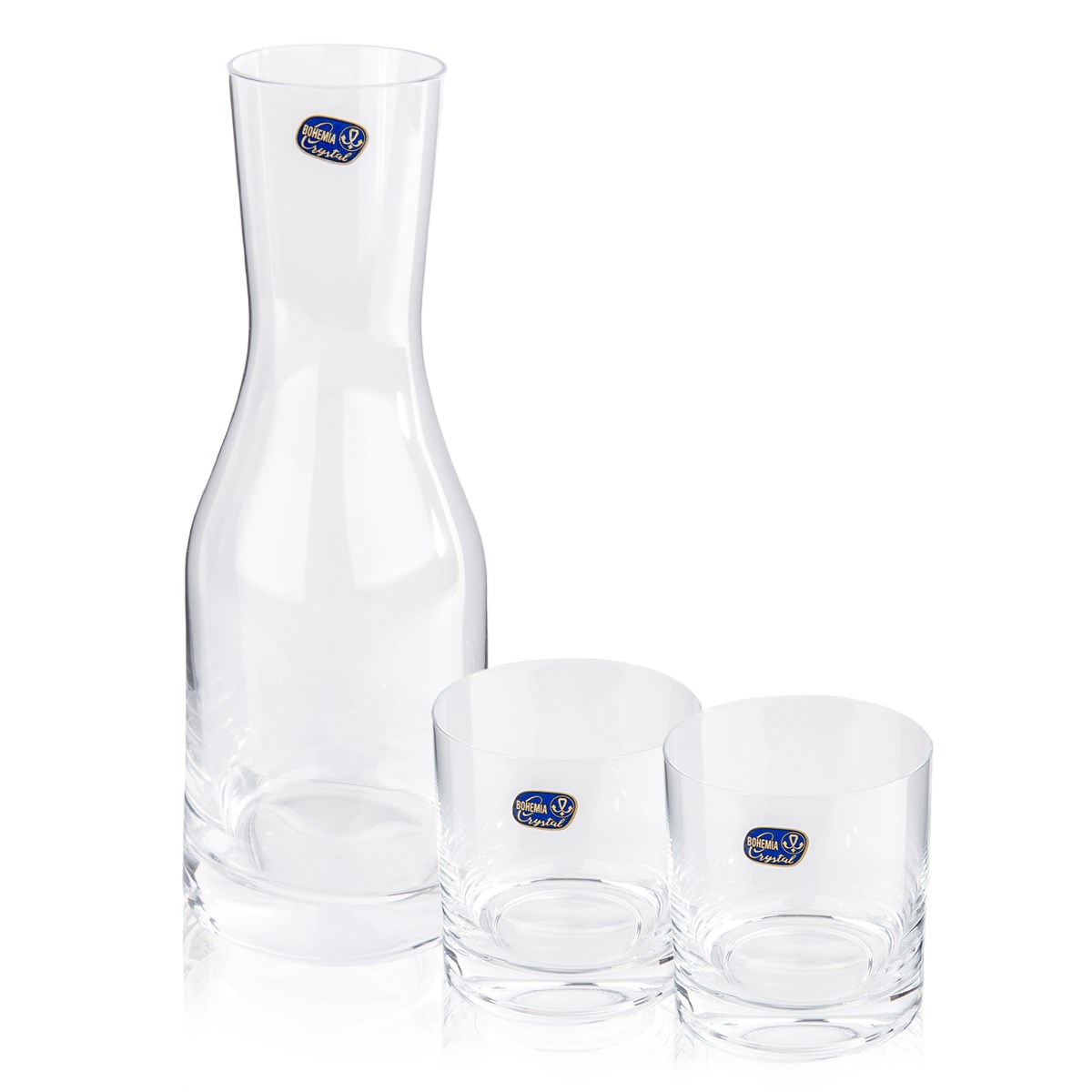 Bohemia Crystal Sada 2 pohárov a karafy Wellness, 850 ml