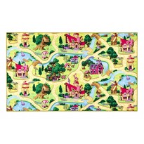 Covor copii Satul din poveste, 133 x 165 cm Covor copii Satul din poveste