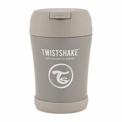 Termos alimente Twistshake 350 ml, gri