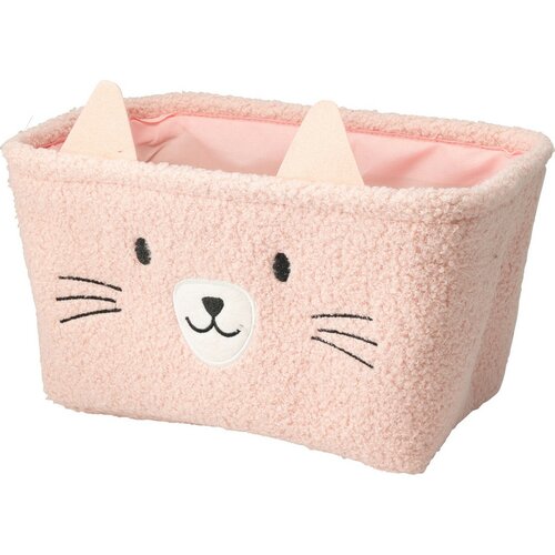 Set de coșuri de depozitare Hatu pentru copiiPisică, 2 bucăți, roz