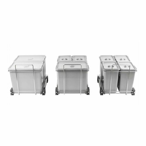 Elletipi Vgradni smetnjak ECOFIL, 12 + 12 l