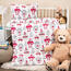 4Home Kinder-Baumwollbettwäsche Winter animals, 100 x 135 cm, 40 x 60 cm