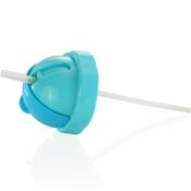 Tescoma BAMBINI Kinder-Thermosflasche mit Strohhalm, blau