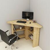 Birou Corner Sapphire Oak