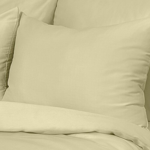 Lenjerie de pat din satin Luxury Collection, crem, 140 x 200 cm, 70 x 90 cm