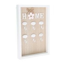 Cutie de lemn pentru chei Home flower, 20 x 30 x 3 cm