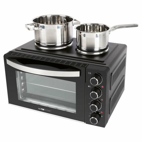 Clatronic KK 3786 Piekarnik wielofunkcyjny z dwupalnikową płytą grzewczą