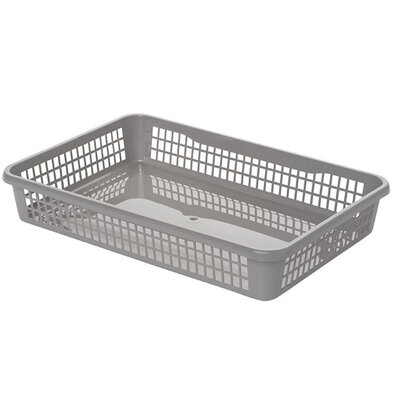 Plastična košarica 15,5 x 12,5 x 6,6 cm, siva