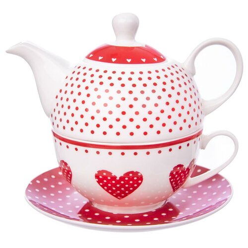 Orion Čajová konvička s čajnikom in skodelicoTečka