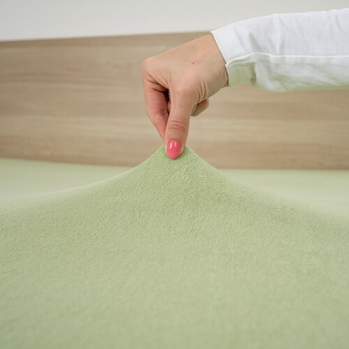 Cearceaf de pat 4Home, din bumbac fin, verde, 160 x 200 cm