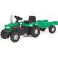 Buddy Toys BPT 1013 Šlapací traktor s vozíkem Fieldmann, zelená