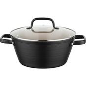 Florina Hliníkový hrnec Carina Black 3,3 l, 24 cm