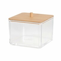 Kozmetični organizator Bamboo Eleganza, 9,5 x 9,5x 8,5 cm