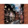 Gyermek fotó tapéta Harry Potter Diagon Alley 252x 182 cm, 4 részes, 4 db