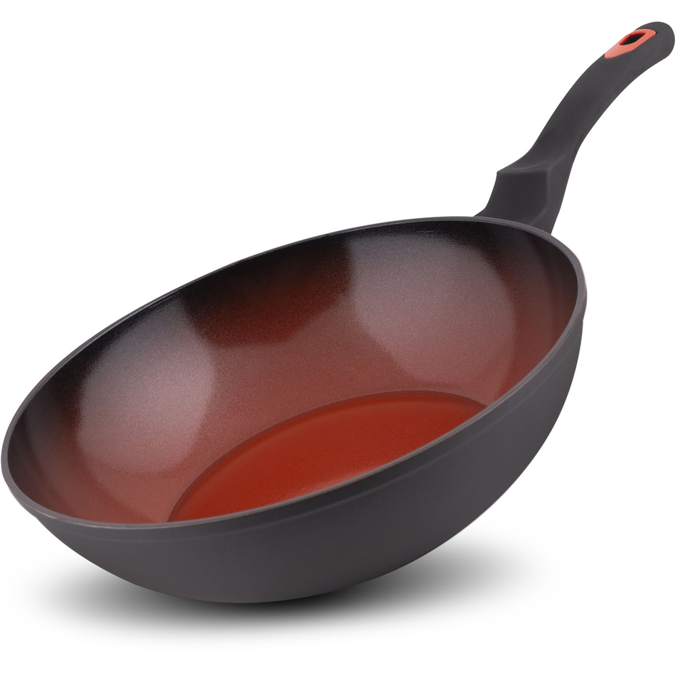 Tigaie Lamart LT1204 Wok Terracota, 28 cm