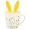 Altom Porcelanski vrč z ognjičem in silikonskim pokrovom, 330 ml