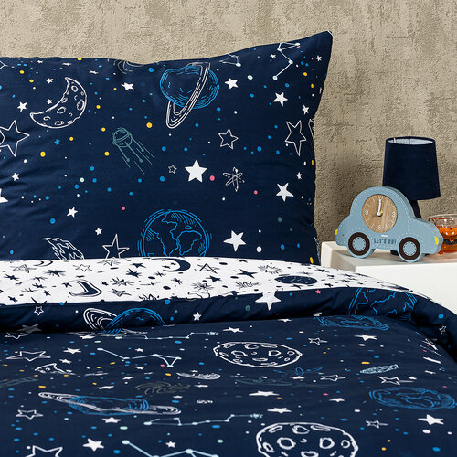 Lenjerie de pat din bumbac 4Home In Space, 140 x200 cm, 70 x 90 cm