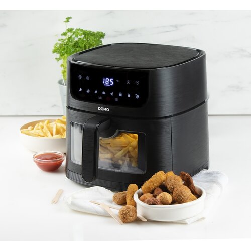 DOMO DO540FR teplovzdušná fritéza s priezorom, 6 l