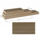 Raft de perete Gana, stejar, 60 x 25 x 5 cm