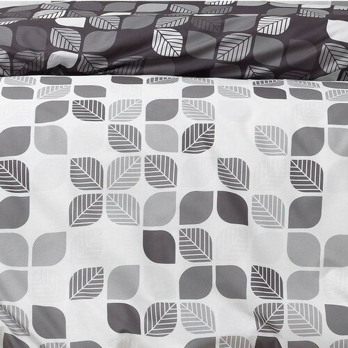 Bedtex Baumwollbettwäsche Bunku V1 grey, 140 x 200 cm, 70 x 90 cm