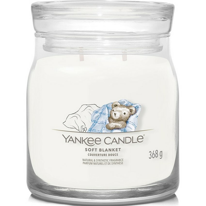 Yankee Candle Signature Soft Blanket vonnásviečka, stredná, 368 g